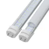 Lager i US + Integrated 4ft LED T8-rör Ljus 18W 22W 28W Double Rows T8 Byt ut vanligt rör AC 110-240V UL FCC