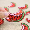 10 stks Watermeloen Geborduurde Patches voor Kinderkleding IJzer op Transfer Applique Fruit Patch voor Tassen Jeans DIY Naai op Borduurwerk Sticker