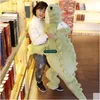 Dorimytrader 200 см огромная милая подушка с имитацией крокодила, большая мультяшная плюшевая игрушка-аллигатор, детская кукла 790394574137