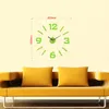 الجملة- مبتكرة DIY Wall Clock Home Decoration Clock Clock Luminous