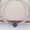 Andy Jewel Jewelry silver September Signature Heart Birthstone 925 Sterling Silver Beads Adatto a bracciali stile Pandora europeo 791784SSA Regalo di compleanno