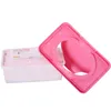 Wholesale- Press -up Design Wet Tissue Holder Automatic Case Carro Real Tissue Napkin Box Baby Kids Wipes Storage Case Houseware Favor