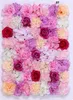 ارتفعت زهرة الحرير جدار الزخرفه التشفير جدار من الزهور الزهور الاصطناعية خلفية الإبداعية زفاف مرحلة الشحن المجاني WT055