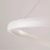 現代のミニマリストLEDペンダントライトアルミニウムインフィニティサスペンション吊り下げシャンデリア居間屋内照明器具AC90-265V
