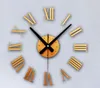 Classic Black 3 D DIY numeri romani orologio da parete Orologio da parete Combinazione creativa dell'orologio da parete Orologio fai da te