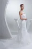 2017 Hot Sale Sweetheart Organza Mermaid Wedding Dresses Appliques Lace Up Cheap Vintage Plus Size Bridal Gowns BM43