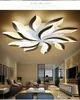 Nouveau design plafond avize acrylique moderne plafonniers à LED pour salon salle d'étude chambre lampe intérieur plafonnier