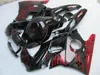 Kit de carenado de plástico ABS para Honda CBR60O F2 91 92 93 94 juego de carenados de llamas rojas y negras CBR600 F2 1991-1994 OY18