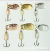 New Blue FOXSPPINNER Metal Spinner Laser bait 6Size 3Colors Spin sequins Spinnerbaits Spoons bait Fishing Hook4130371