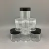 10G ML Round Plastic Cream Empty Jar Cosmetic Container Sample Jar Display Case Cosmetic Packaging 10ML Mini plastic bottle