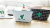 20PCS Cosmetic Bag Travel Makeup Case Zipper Plant Cactus PU Clutch Organizer Storage Pouches