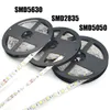 Hohe Helligkeit LED-Streifenlichter SMD 5050 2835 5630 DC12V Flexible LED-Streifen Licht Wasserdicht 60LED/Meter 300LED 5Meter/Rolle IP65 IP20 IP44 Seillampe