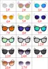2017 latest lady sunglasses round frame glasses retro sunglasses lens gradient UV400 sunglasses lady WS68
