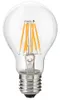 LED-lampor A60-filament 6W 8W E27 Lampa Global Clear Lamp E27 / E14 / B22 110V 220V