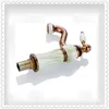 European Style Best Bathroom Sink Faucets With Jade Painting/ Rose Golden Rotatable Single Handle HS329