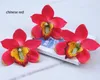 50 stks gratis verzending multicolor groothandel emulational zijde grote cymbidium hoofd voor thuis, tuin, bruiloft of hoofddeksels jurk ornament decoratie