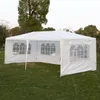 Outdoor 10'x20'Canopy Partie de mariage Tente de mariage Gazebo Pavilion Cater Evénements 4 Brochettes