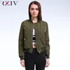 Vente en gros- 2016 Winter Flight armée vert blouson aviateur femme veste et manteau femme vêtements bombardier dames