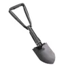 Multifunktionell Militär Folding Shovel Exploration Survival Spade Emergency Garden Camping Utomhusverktyg med väska Partihandel