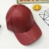 Unisexe PU Cuir Baseball Chapeaux Hip-Hop Réglable Sport Chapeau Extérieur Plat Snapback Soleil Caps 9 Couleurs Disponibles