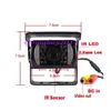 2x 18 LED IR -auto omkeerback -upcamera waterdichte 9quot LCD -monitor voor busaanhangwagen achteruitkijkkit9350432