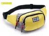 10st 2017 Unisex Bag Travel Handy Vandring Sport Fanny Pack Waist Belt Zip Pouch Pure Color Multi Function Waist Väskor