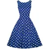 1940er 50er Jahre Polka Dots Audrey Flared Swing Skaters Wiggle Kleider Cocktailpartykleid Vintage Kleid FYV0297616872