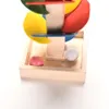 Vente en gros - Arbre en bois Marble Ball Run Track Game Jouet Bébé Montessori Blocs Enfants Enfants Intelligence Éducatif Cadeau Set1 Modèle Bu