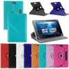 Universal 360 degree rotationg tablet pu leather case stand back cover for 7-9 inch fold liop case with build in buckle