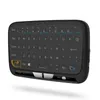 H18+ Fernbedienung, kabellose Tastatur mit Hintergrundbeleuchtung, 2,4 GHz, tragbare Tastaturen mit Touchpad-Maus für Android/Google/Smart TV Box, Linux, Windows, Mac