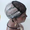 DHL Fast 20st Wig Cap för att göra peruker Justerbar remmaskin Made Weaving Cap Foundation inuti inre hårförlängningsvävväv