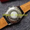 Top luxe horloges batterij quartz vk chronograaf hoge kwaliteit voor herenhorloge lederen band mode polshorloges 40mm