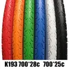 Catazer 700*28C 700*25C30 TPI 193 Bike Tire Mulitl Color for Fixed Gear Road Bicycle Wheel Accessories