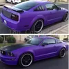 Purple Satin Vinyl Car Wrap Film With Air Bubble Free Matt Vinyl For Vehicle Wrapping Body Covers foil Vinyle 1.52x30m/Roll (5ftx98ft)