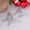 2 stks / set Snijden Dies Metalen Butterfly Snijden Dies Stencils voor DIY Snijden Dies Die Cut Stencil Decoratieve Scrapbooking Craft