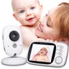 مراقب VB603 فيديو الطفل 2.4G اللاسلكية مع 3.2 بوصة LCD 2 كاميرا الصوت الطريق نقاش للرؤية الليلية مراقبة الأمن الحاضنة