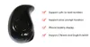 Mini S530 Bluetooth Headset Wireless Micro 4.0 Mini Stereo Headset Stealth EarPlugs Typ Ultra Small Movement