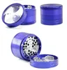 2.5Inch Herb Grinder Tabacoo Crusher 63mm Alunimun Three Flower Patten Cover Nya Förbättra skarpa tänder