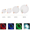 LED 패널 조명 6w 9w 18w 24W 흰색 및 RGB Dimmable 울트라 얇은 Recessed LED 천장 downlight IR 원격 제어