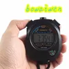 Groothandel-Bowaiwen #0057 Waterdichte digitale LCD-stopwatch Chronograaf Timer Teller sportalarm