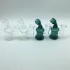 3.3 pouces bécher en verre bongs 14mm joint femelle verre huile plates-formes épaisses pyrex verre bongs conduites d'eau