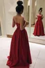 Simple Elegant Satin A Line Prom Dress Sweep Train Sweetheart Backless Formal Evening Party Gown Custom Made Plus Size