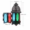 Cheap sale Black White Metal candle holders Iron lantern For Wedding Favors Gift Home Decorations Supplies