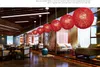 New Creative Personality Colorful Pendant Lamps Restaurant Bar Cafe Lamps Rattan Field Pasta Ball E27 Pendant light