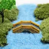 Ponte de resina decoração de jardim de fadas, miniaturas, mini ponte de arco, estatuetas de artesanato doméstico, terrário de musgo, micro paisagem 1232753