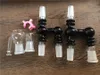14mm 18mm Man / Kvinna Reclaimer 90 Glassadapter för Bongs Vattenrör Glas Bubbler Olje Rig Dab Kom Keck Clip Glass Nail