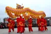 Mascot Costumechinese Dragon Dance Folk 10 Adult 9 Pessoas Conjuntos Celebração do Festival de Seda 18m Tamanho 3