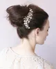 Twigs & Honey Wedding Headpieces With Flower Rhinestones Natural Pearls Women Hair Combs Wedding Tiaras Bridal Hair Accessories #O024