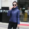 여성용 재킷 도매 - 2021 겨울 코트 여성 플러스 사이즈 후드 코튼 파카 재킷 따뜻한 슬림 짧은 Camperas Mujer Abrigo Z131