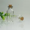 5 ml kleine Mini-Glasflaschen, transparente Fläschchen mit Korkstopfen, 40 x 18 mm (Höhe x Durchmesser), Nachricht, Hochzeit, Wunsch, Schmuck, Partygeschenke